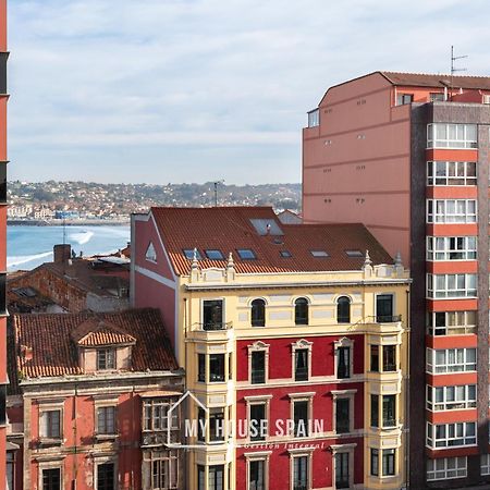 Myhousespain - Radiante Piso Junto A La Playa Gijón Eksteriør bilde