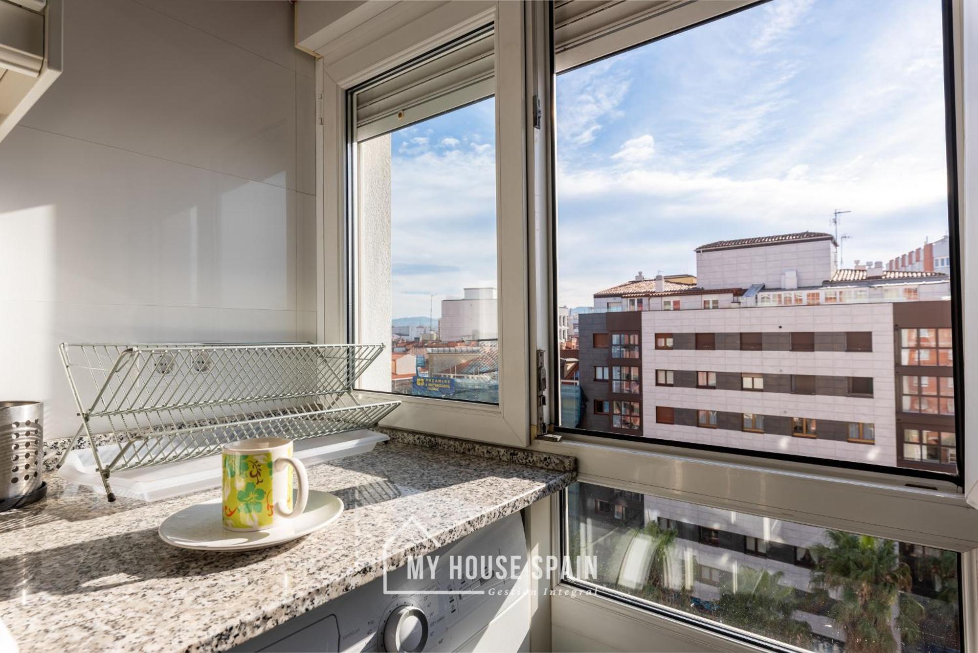 Myhousespain - Radiante Piso Junto A La Playa Gijón Eksteriør bilde